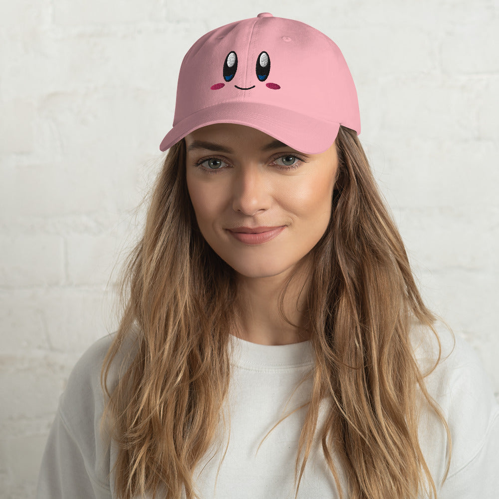 Kirby Hat / Funny Face Kirby / Kirby Dad hat