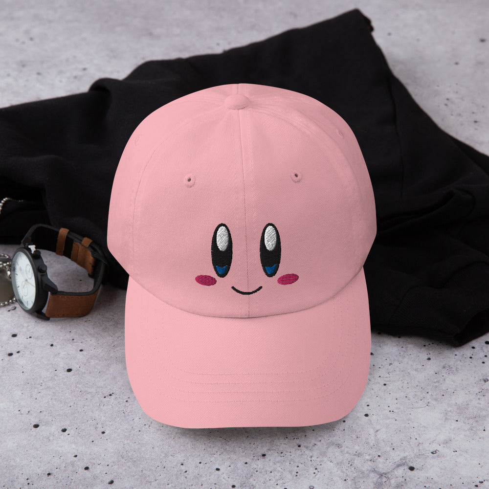 Kirby Hat / Funny Face Kirby / Kirby Dad hat