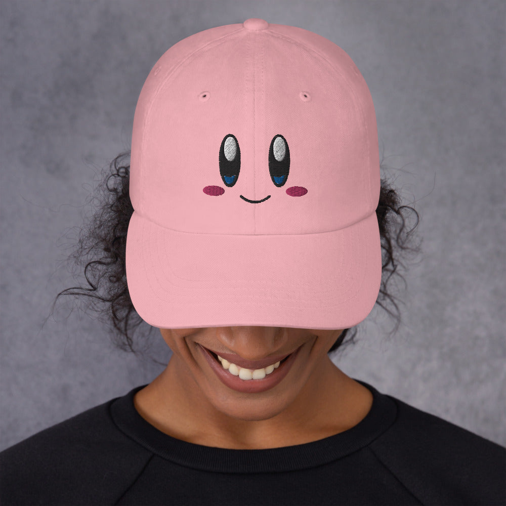 Kirby Hat / Funny Face Kirby / Kirby Dad hat