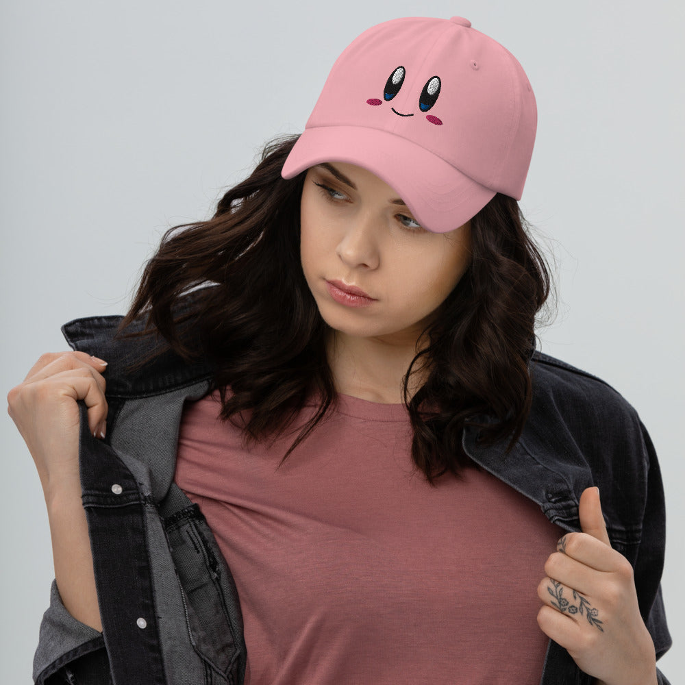 Kirby Hat / Funny Face Kirby / Kirby Dad hat