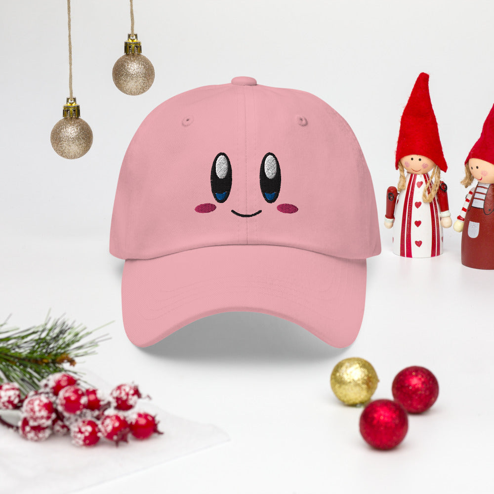 Kirby Hat / Funny Face Kirby / Kirby Dad hat