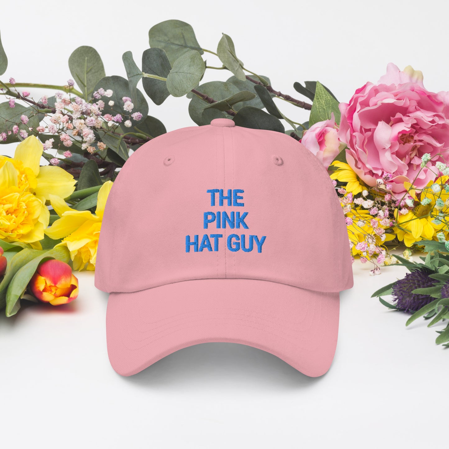 The Pink Hat Guy / The Pink Hat Guy Dad hat