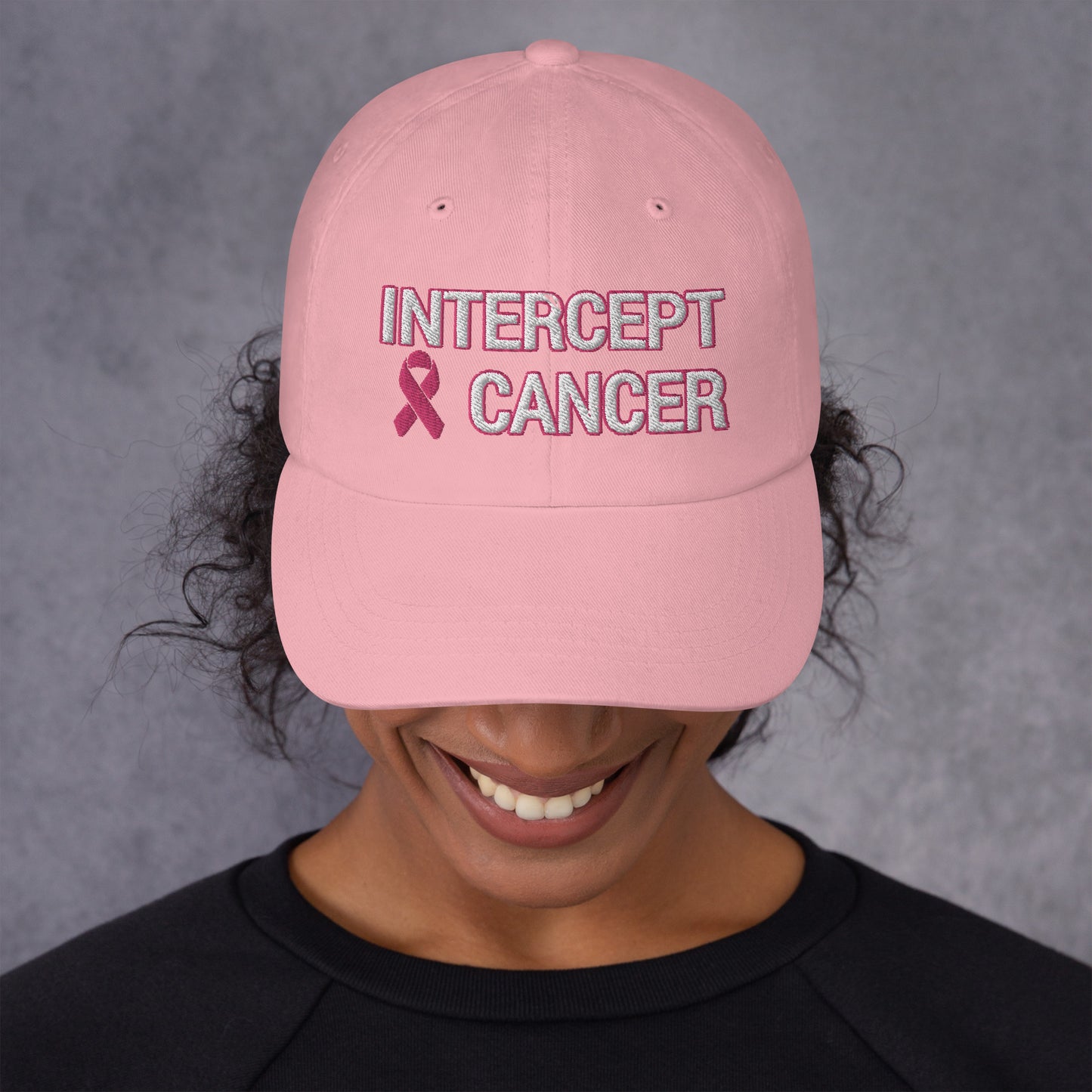 Intercept Cancer Hat / Cancer Hat / Intercept Cancer Dad hat