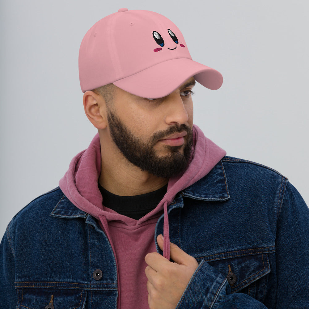 Kirby Hat / Funny Face Kirby / Kirby Dad hat