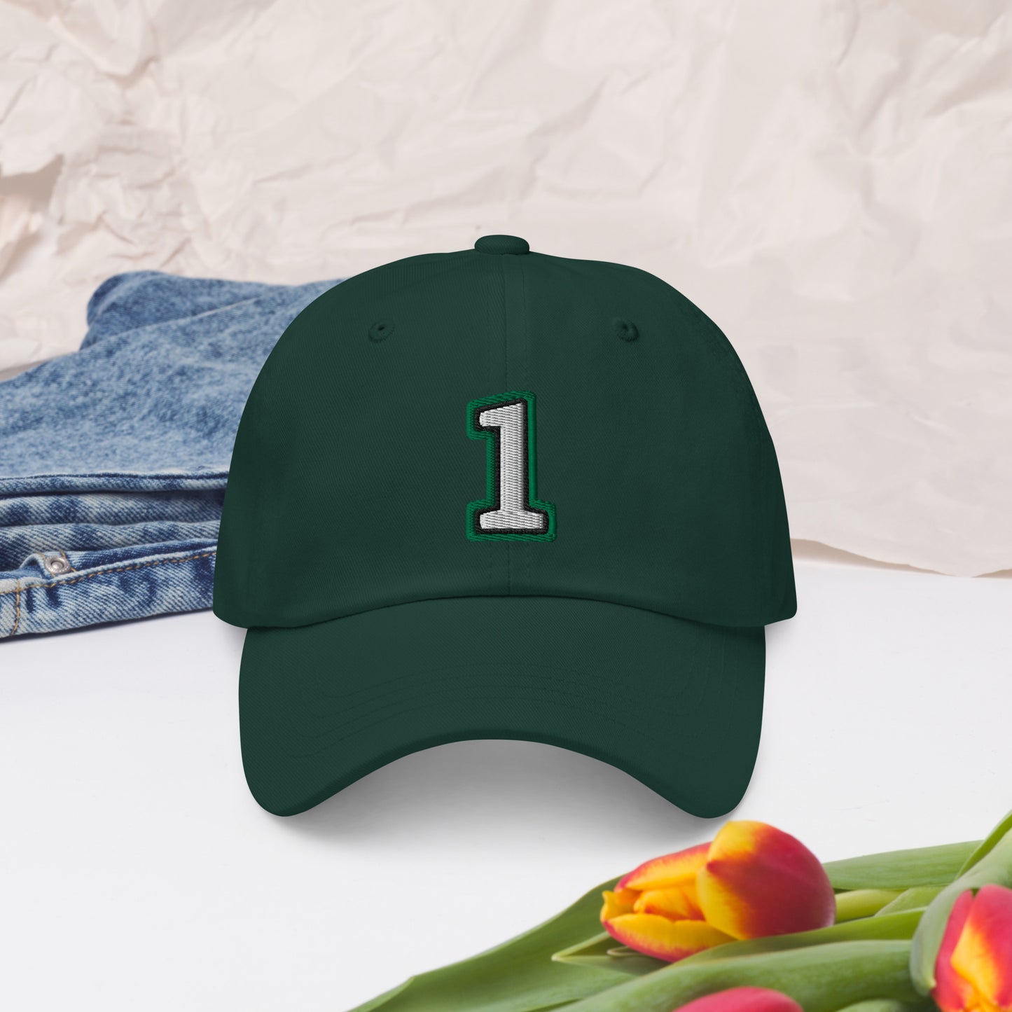 Jalen Hurts Hat / 1QB Hat / 1 Hat / Eagles Champions Dad Hat