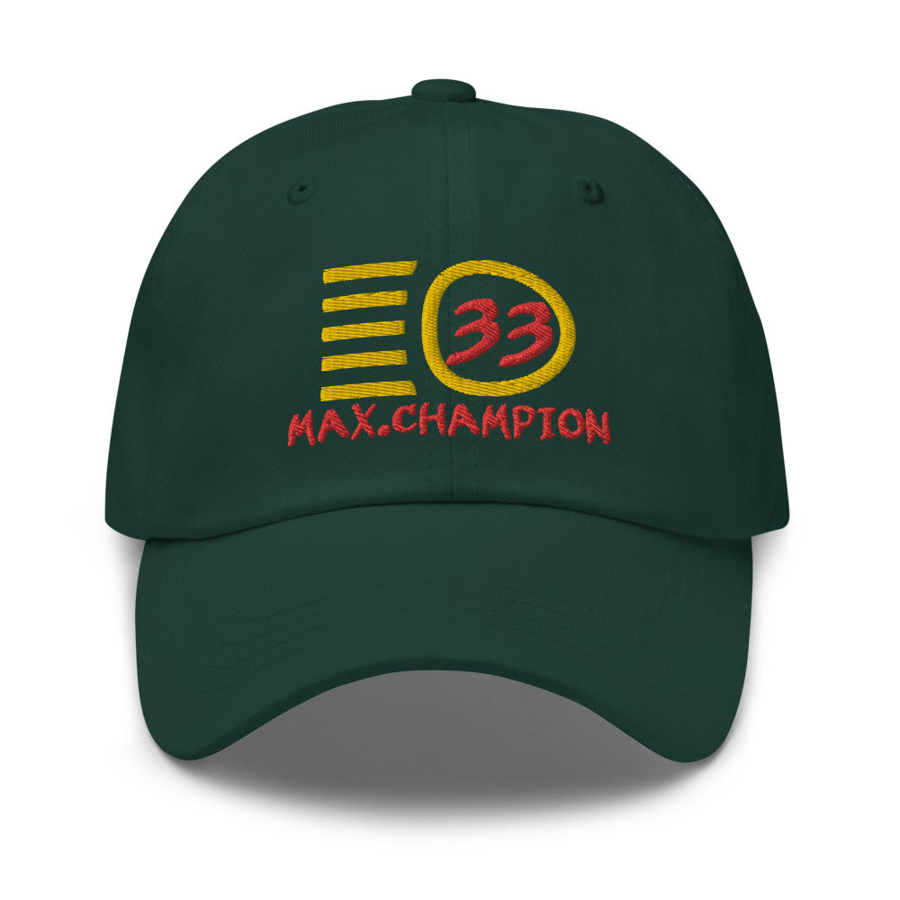 Max Verstappen Champion hat / 33 hat / Dad hat