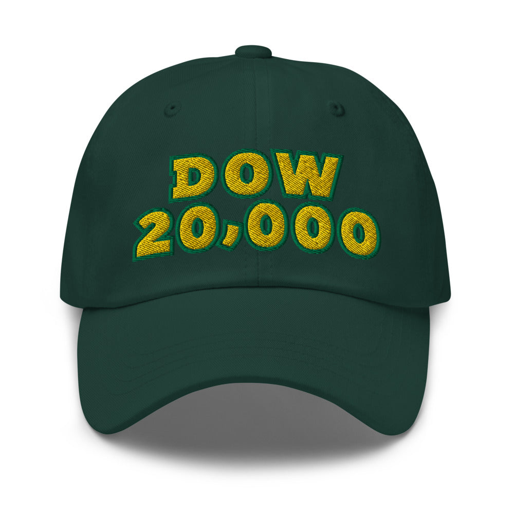 Dow 20.000 Hat / Dow 20k Hat / Dow 20000 3D Embroidery Dad Hat