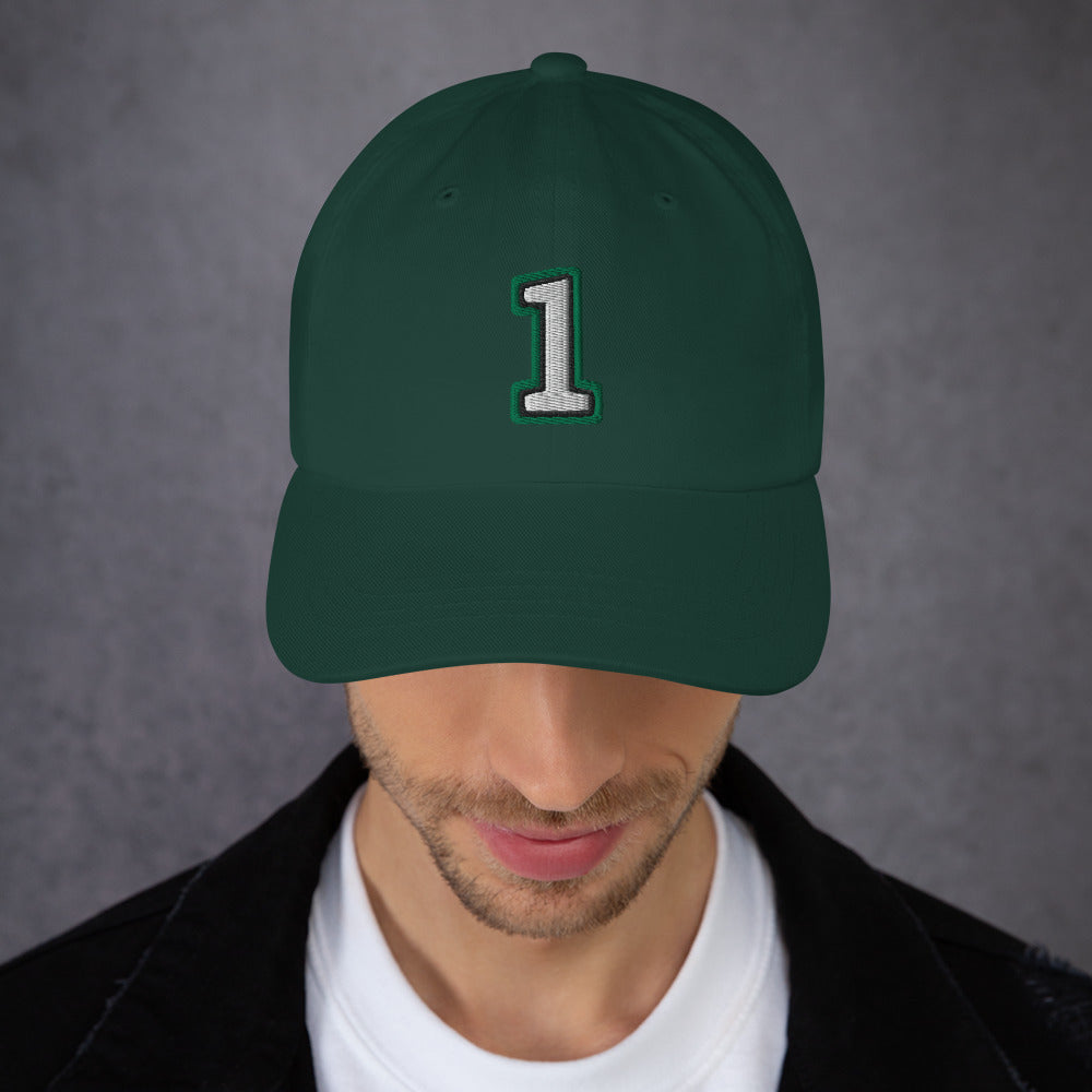 Jalen Hurts Hat / 1QB Hat / 1 Hat / Eagles Champions Dad Hat