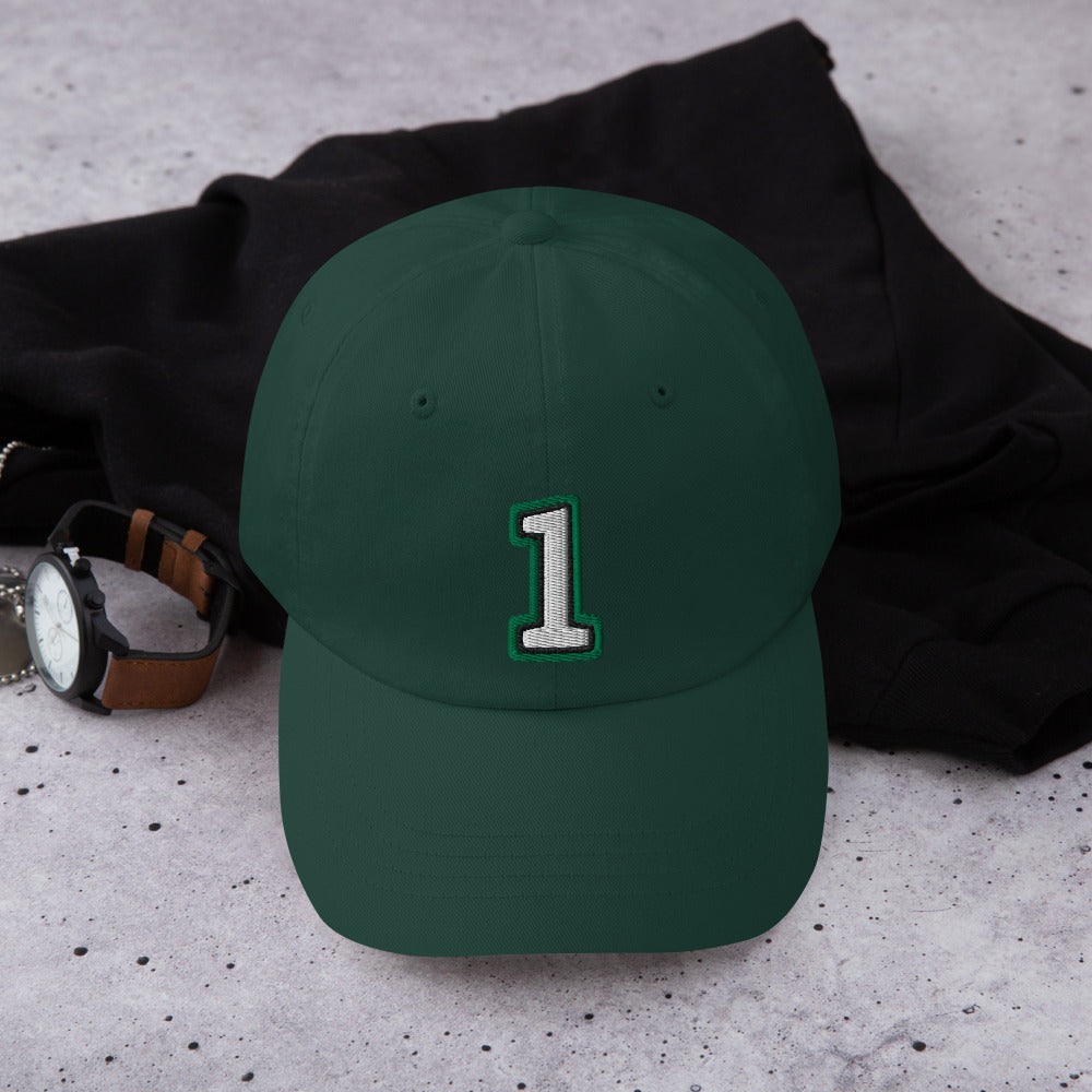 Jalen Hurts Hat / 1QB Hat / 1 Hat / Eagles Champions Dad Hat