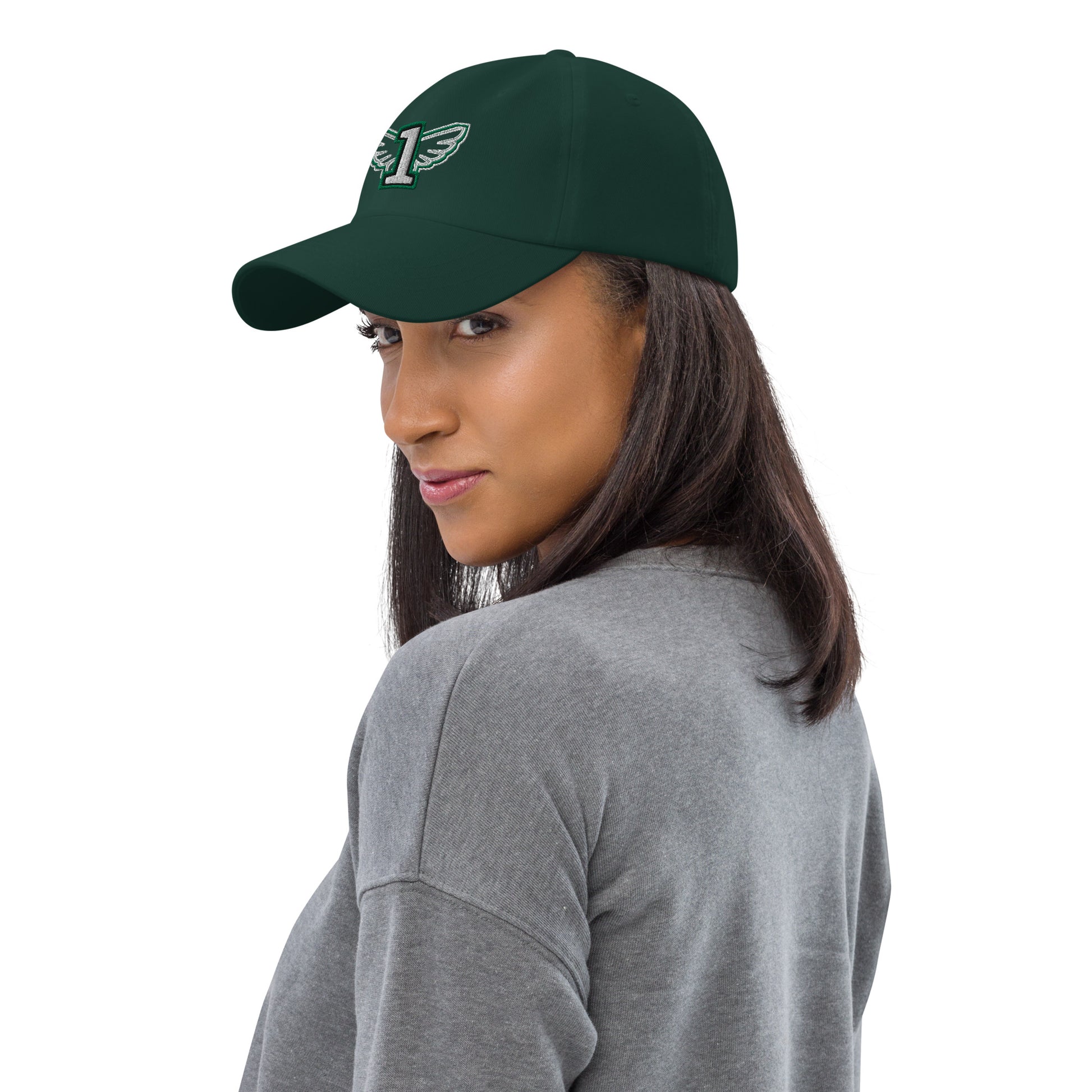 Jalen Hurts 1 Champion Philadelphia Eagles Classic Cap Hat - Tagotee