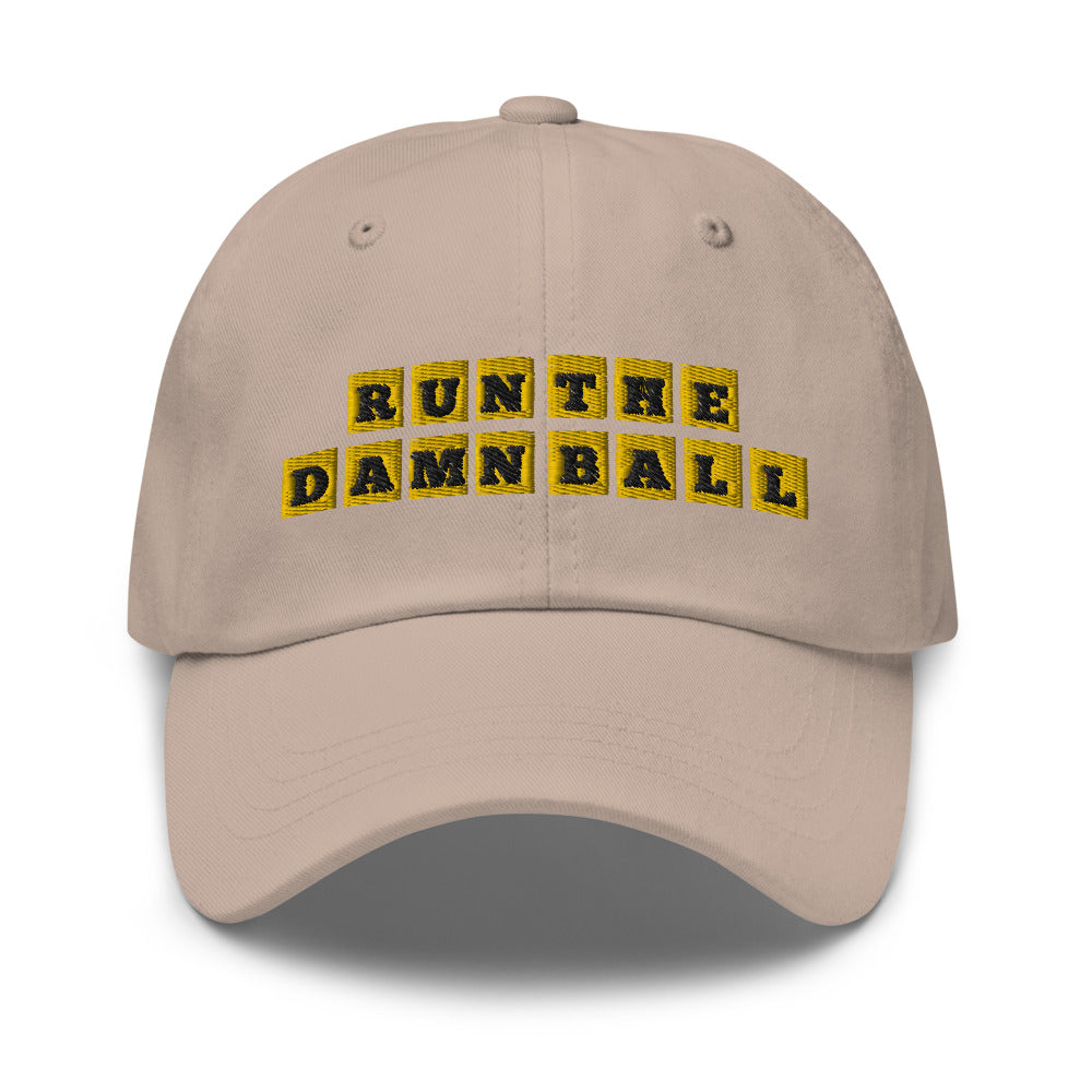 Run The Damn Ball Hat / Waffle Hat / Run The Damn Ball Dad hat