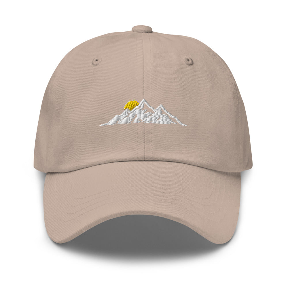 Mountains hat / Mountains embroidered hat / Mountains Dad hat