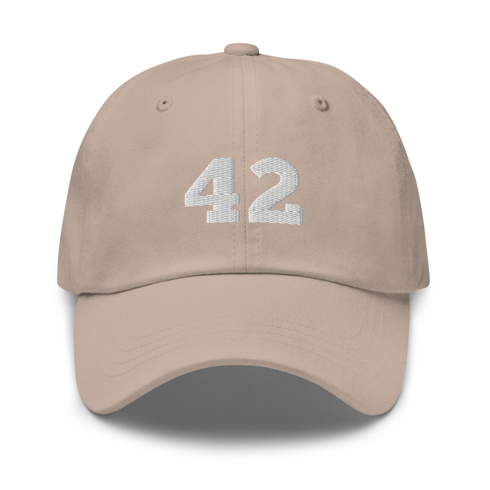 Chadwick Boseman 42 hat / Black Panther hat / 42 hat / Dad hat