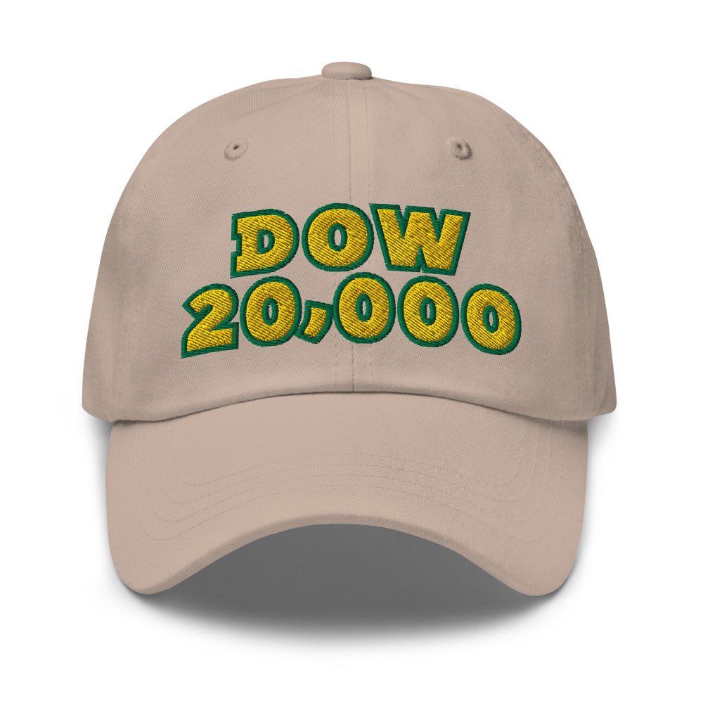 Dow 20.000 Hat / Dow 20k Hat / Dow 20000 3D Embroidery Dad Hat