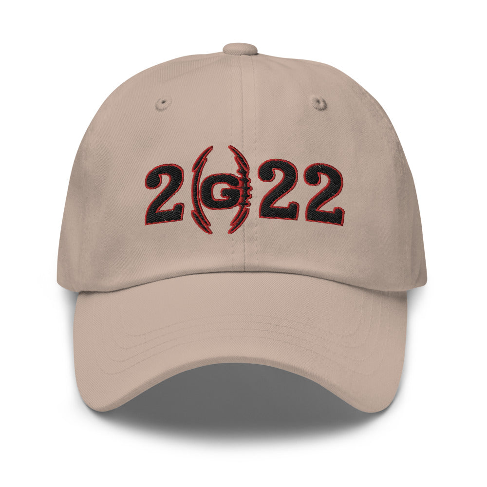 Georgia Football hat / National Championship 2022 / G Dad hat