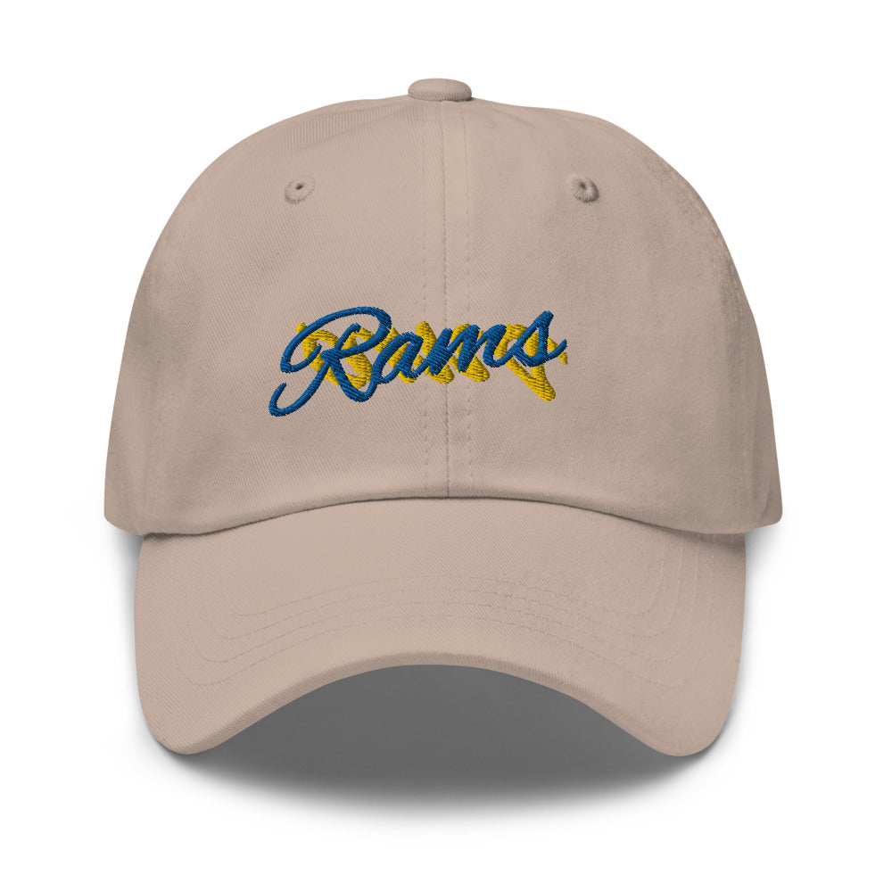 Lebron James A Bright Pink Rams Hat / Lebron Hat / Rams Dad hat