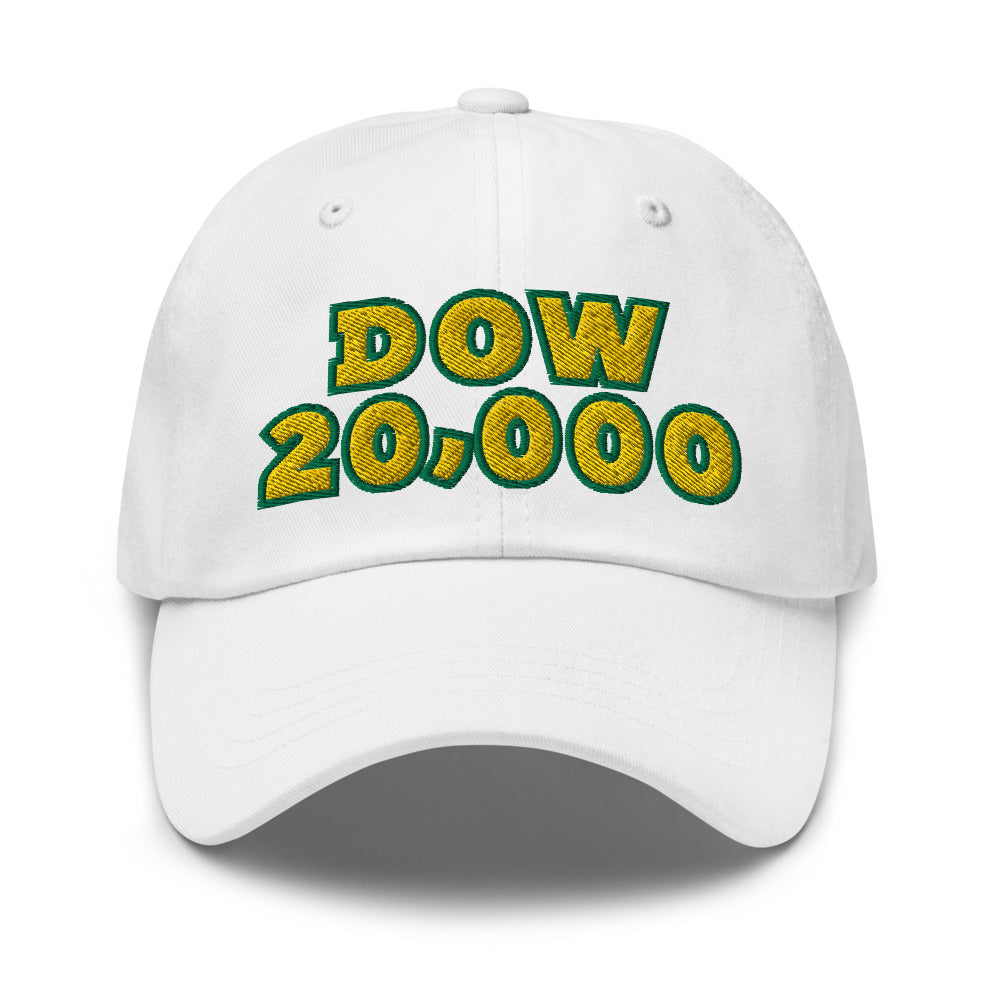 Dow 20.000 Hat / Dow 20k Hat / Dow 20000 3D Embroidery Dad Hat