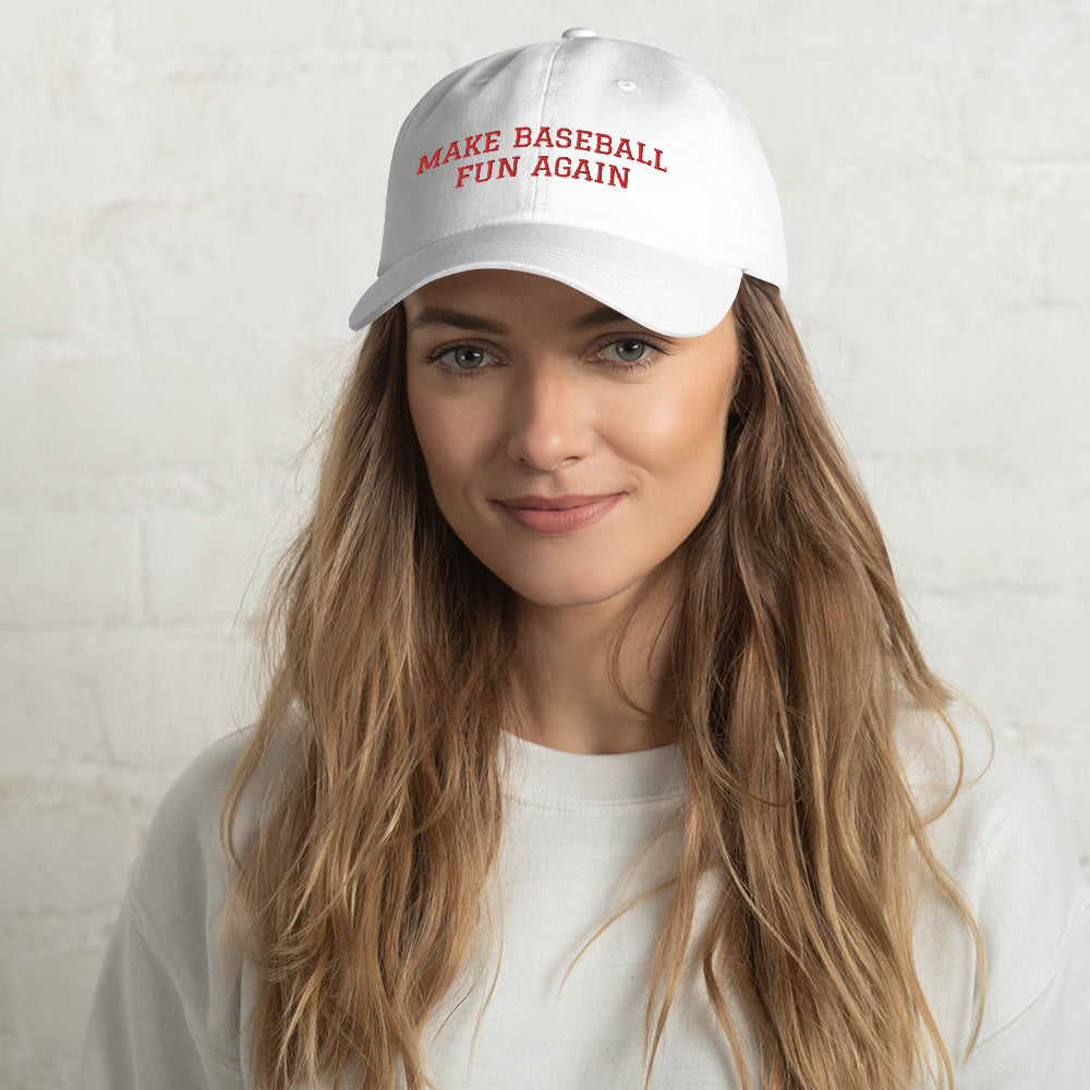 Make Baseball Fun Again hat / Dad hat