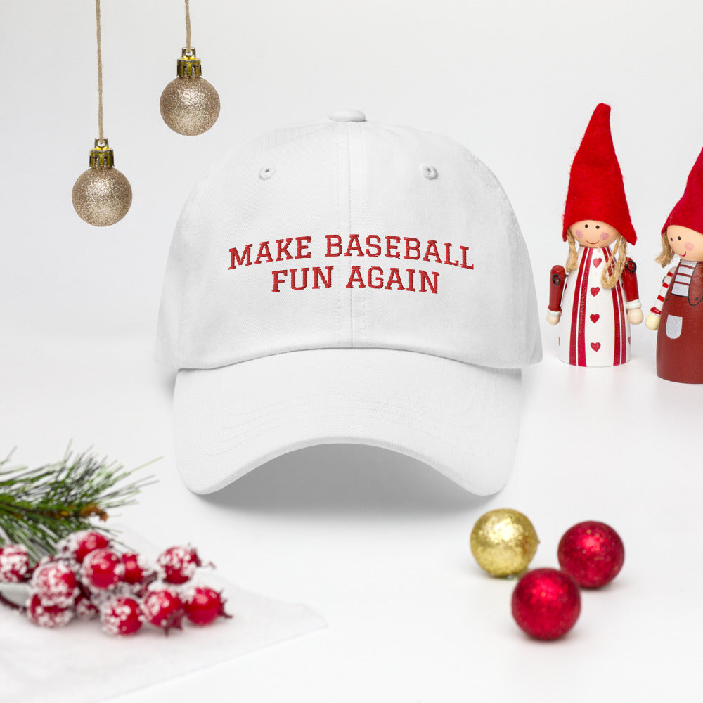 Make Baseball Fun Again hat / Dad hat