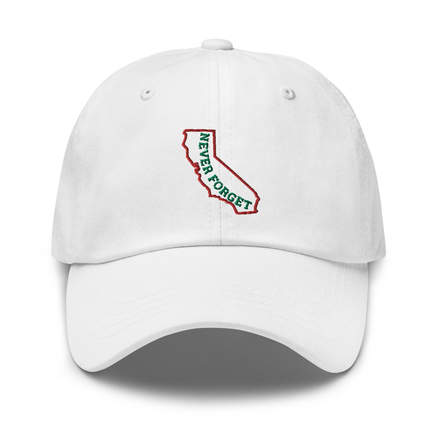 California Never Forget Hat / California map Hat / California Dad hat