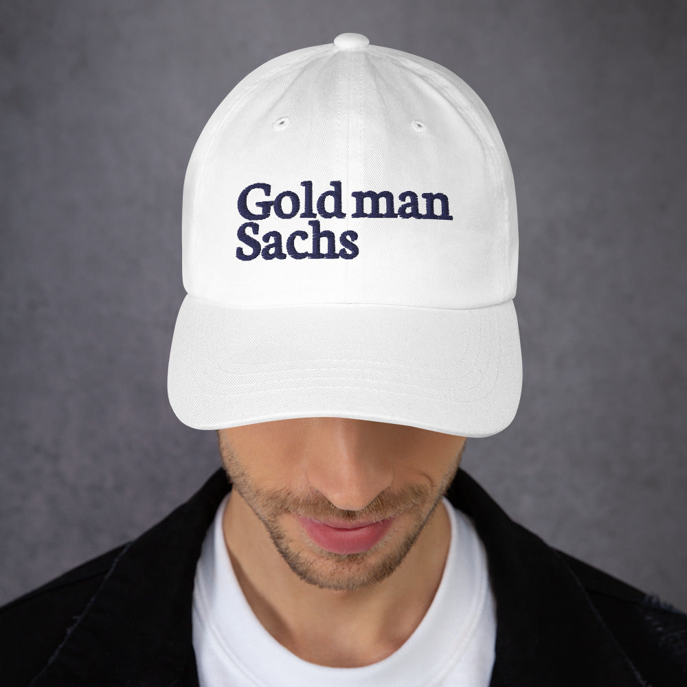 Gold Man Sachs Golf hat / Patrick Cantlay Dad hat