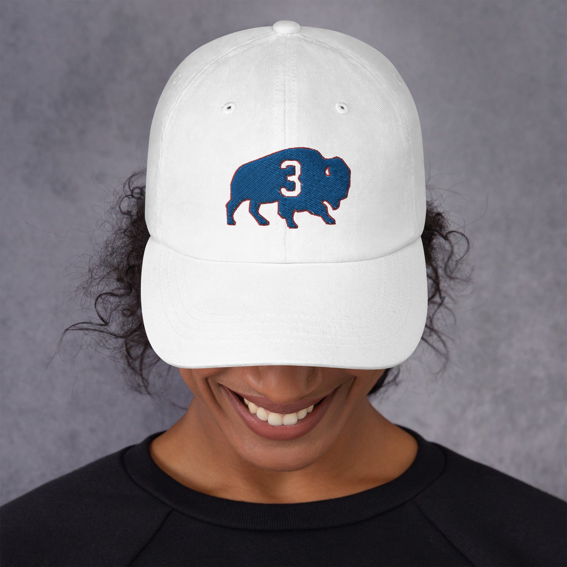 Damar Hamlin Hat / Love For 3 Hat / Buffalo Bills Dad hat