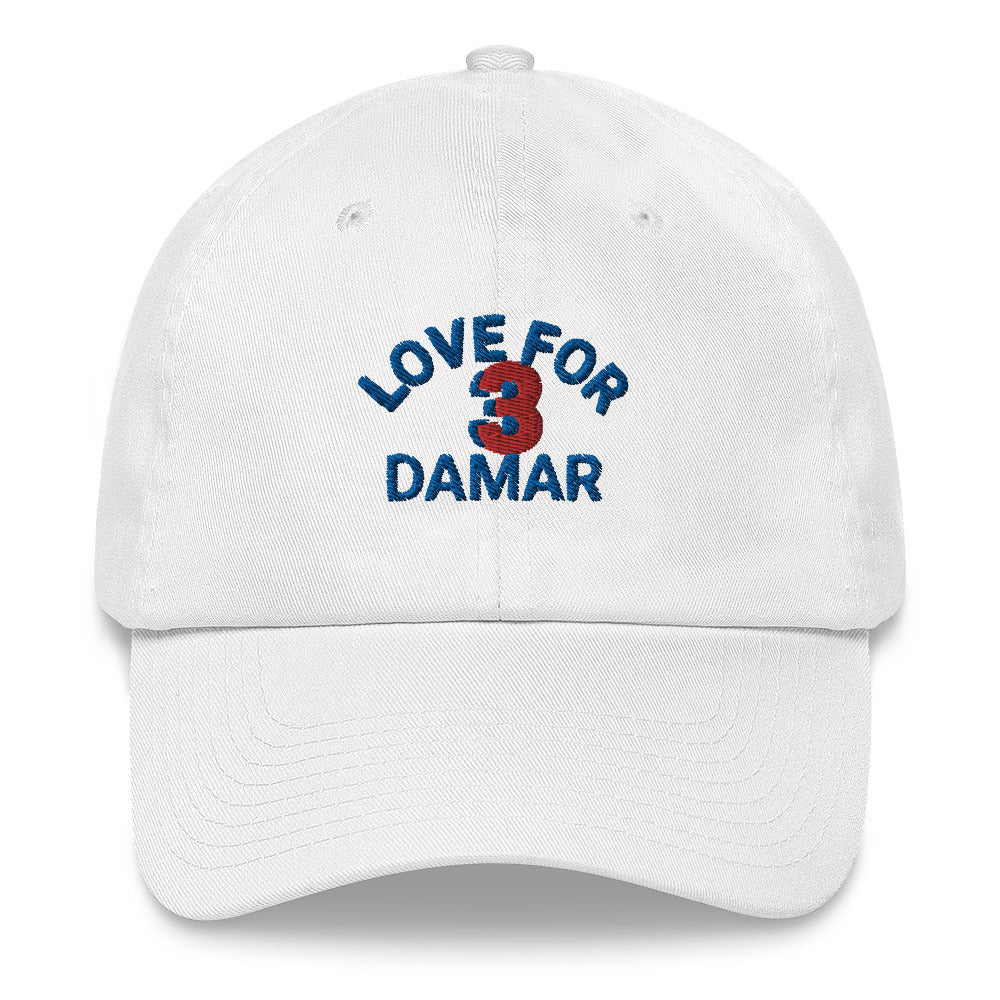 Damar Hamlin Hat / Love For 3 Hat / Pray For Damar Hamlin Dad hat