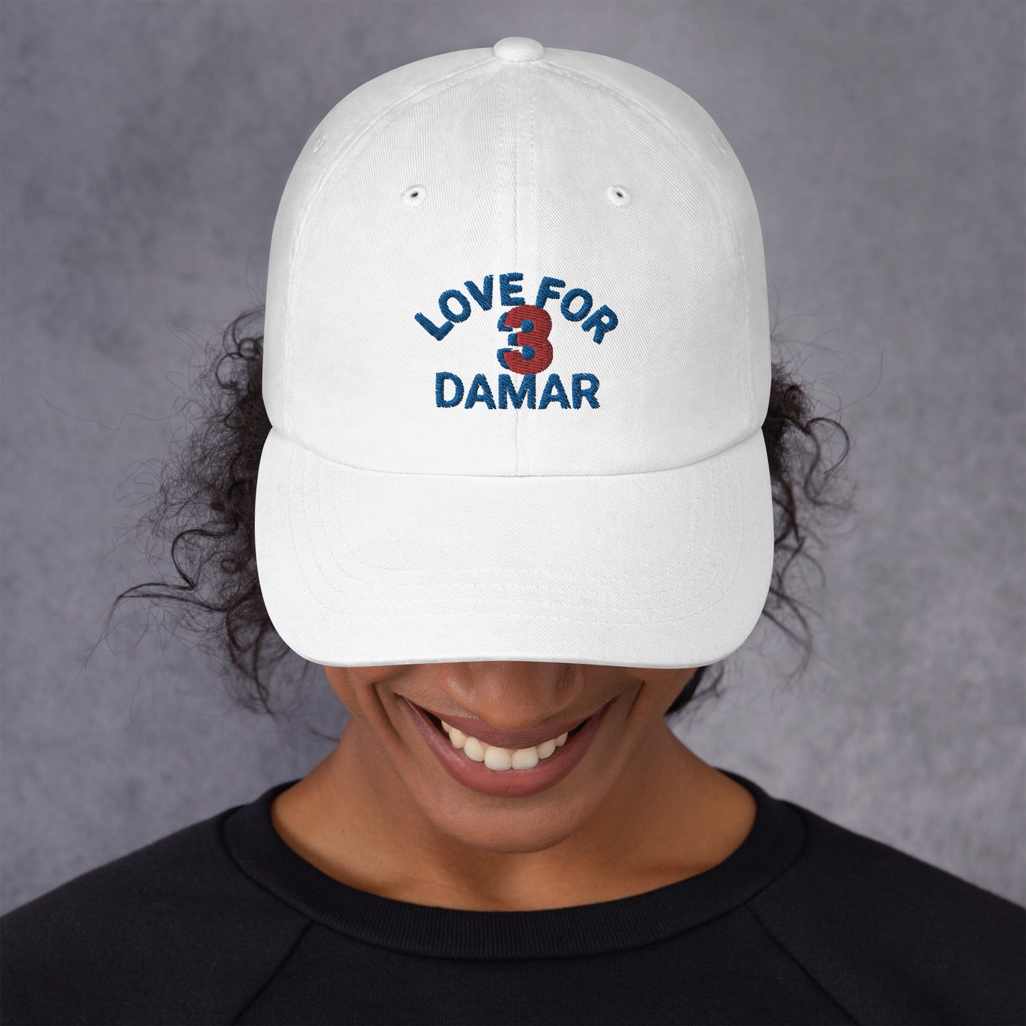 Damar Hamlin Hat / Love For 3 Hat / Pray For Damar Hamlin Dad hat