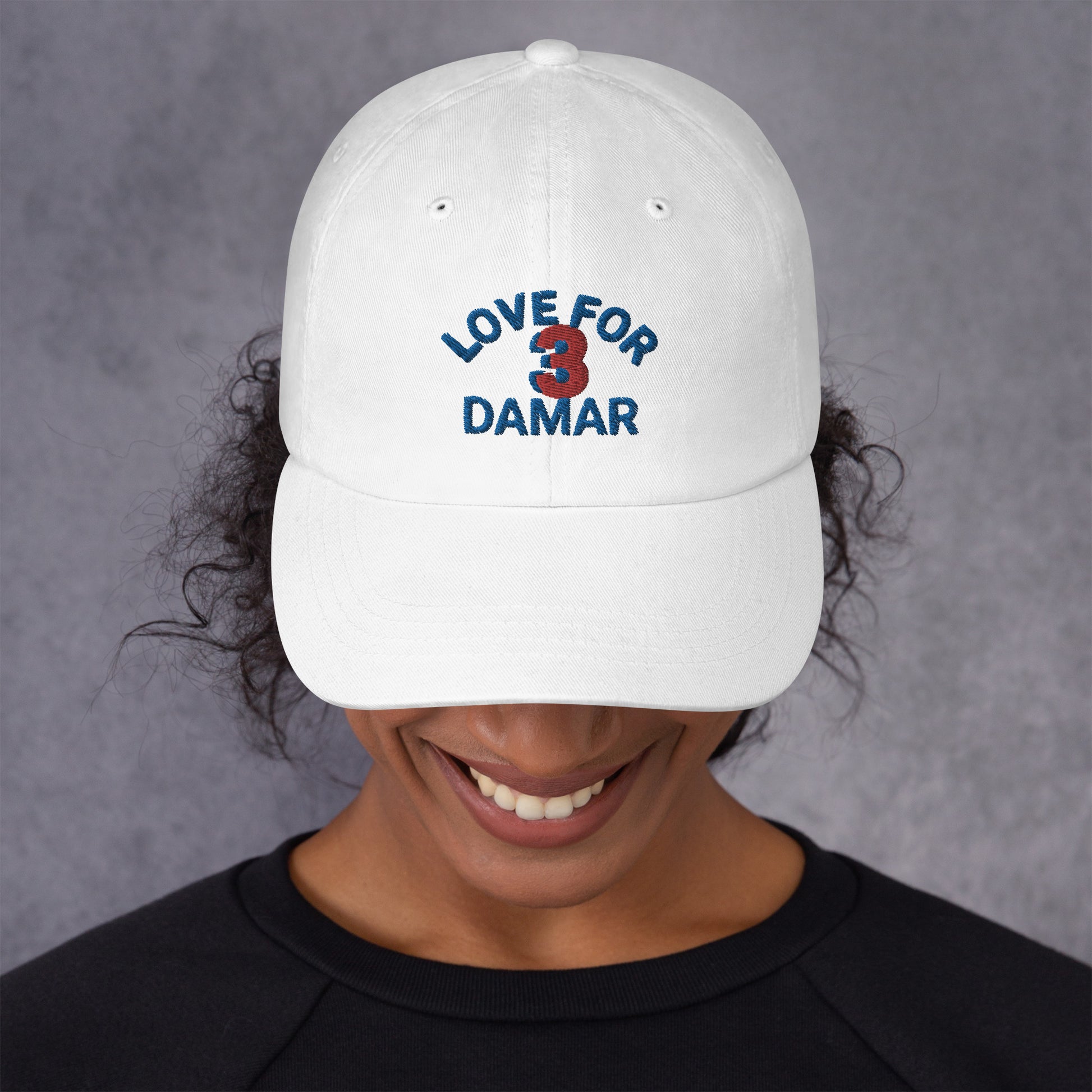 Damar Hamlin 3 Hat / Love for 3 Hat / Pray for Damar Hamlin Dad Hat Khaki