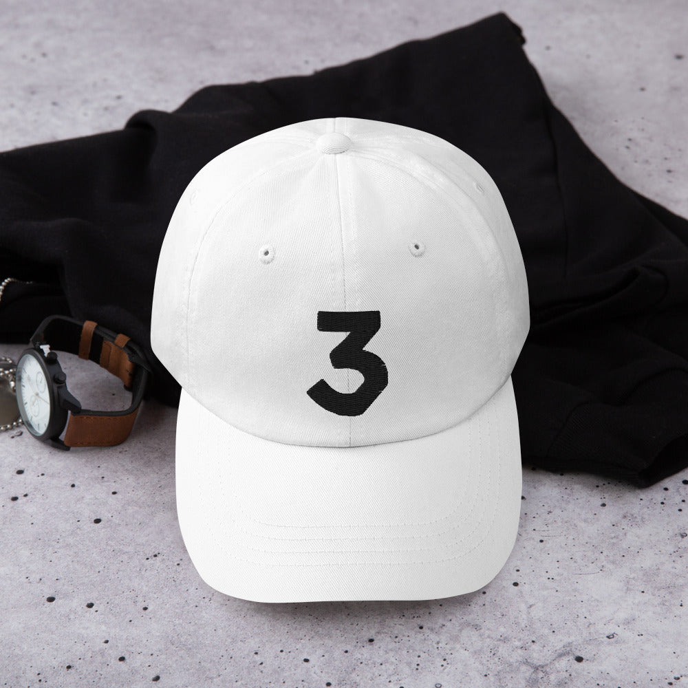 Chance The Rapper 3 Hat / 3 Hat / Chance The Rapper 3 Dad Hat