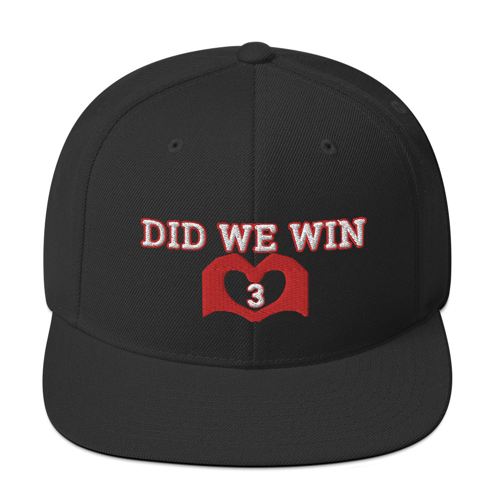 Damar Hamlin 3 Hat / Did We Win Hat / 3 Hat / Buffalo Snapback Hat