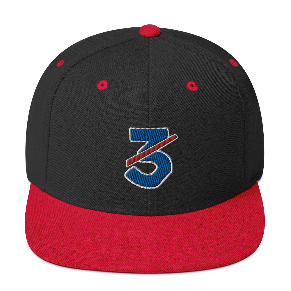 Damar Hamlin 3 Hat / Love For Damr 3 / Buffalo Bills 3 Snapback Hat