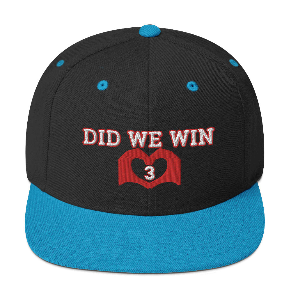 Damar Hamlin 3 Hat / Did We Win Hat / 3 Hat / Buffalo Snapback Hat