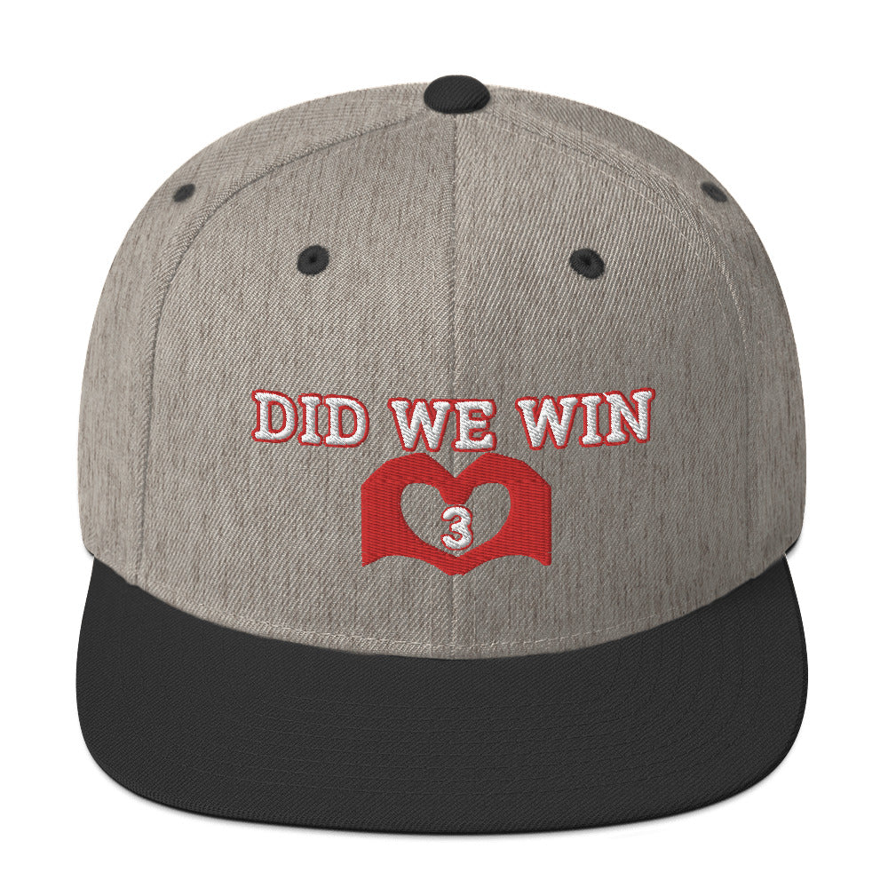 Damar Hamlin 3 Hat / Did We Win Hat / 3 Hat / Buffalo Snapback Hat