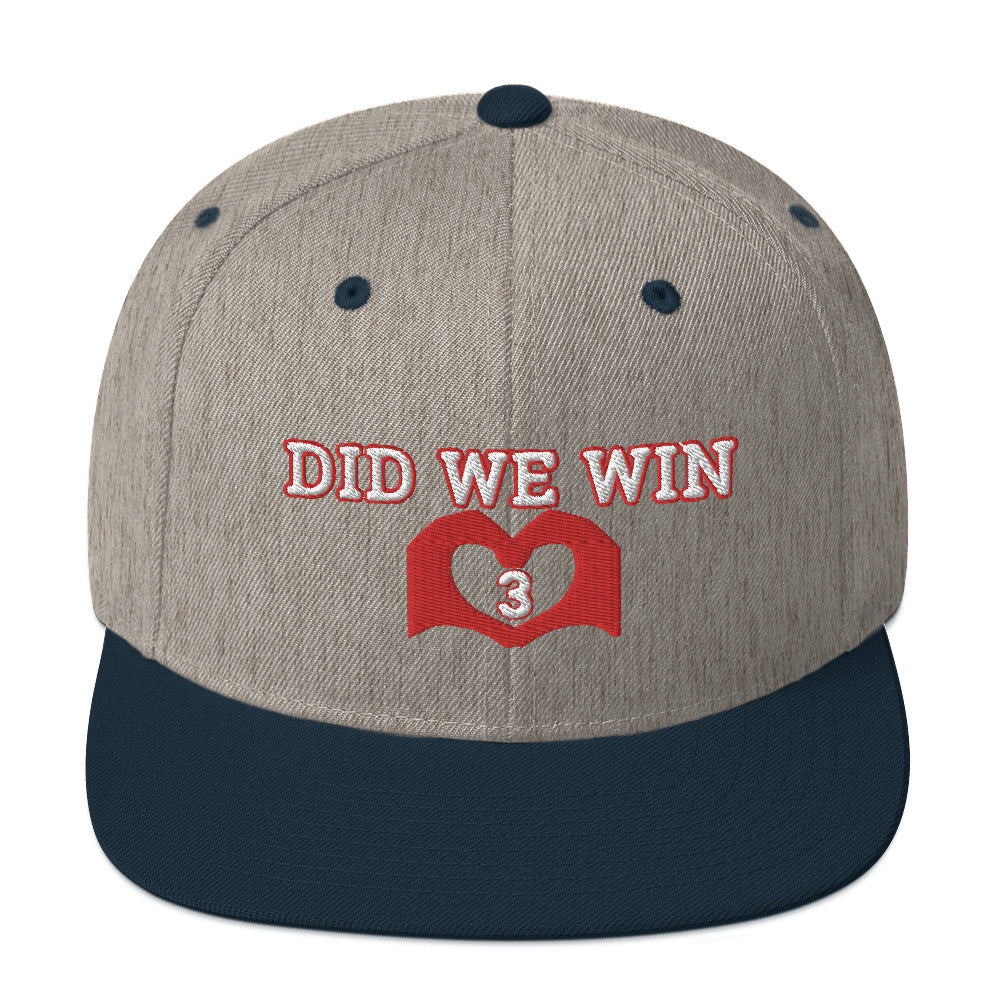 Damar Hamlin 3 Hat / Did We Win Hat / 3 Hat / Buffalo Snapback Hat