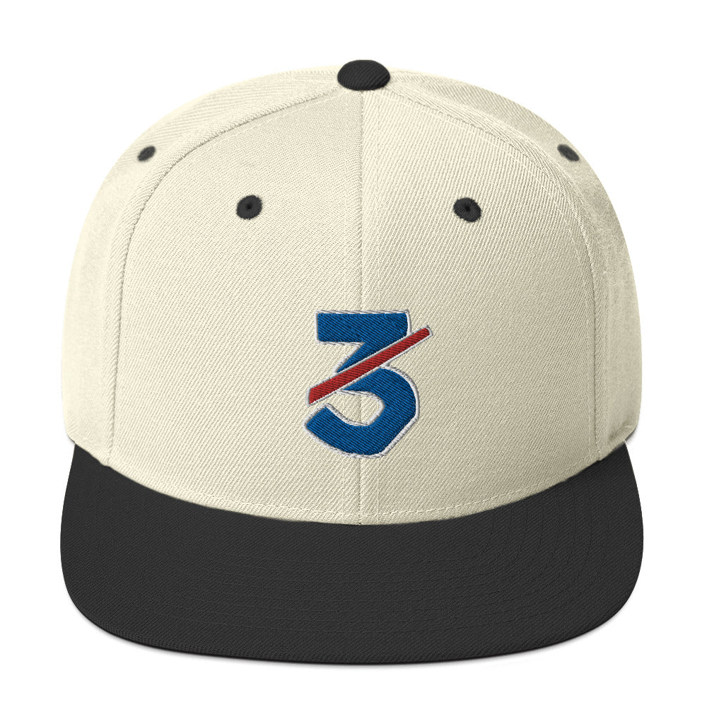 Damar Hamlin 3 Hat / Love for Damr 3 / Buffalo Bills 3 Snapback Hat Heather/Black