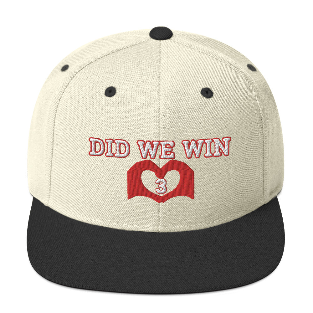 Damar Hamlin 3 Hat / Did We Win Hat / 3 Hat / Buffalo Snapback Hat