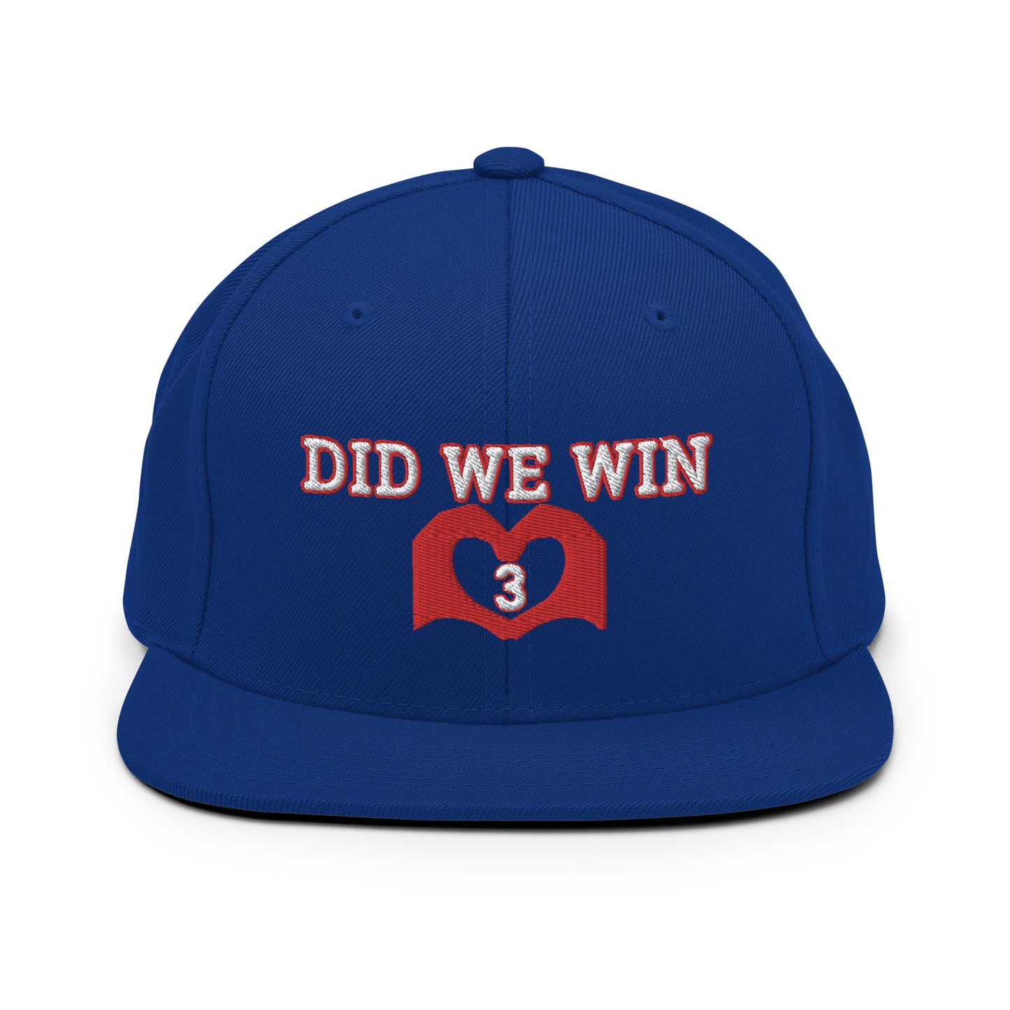 Damar Hamlin 3 Hat / Did We Win Hat / 3 Hat / Buffalo Snapback Hat