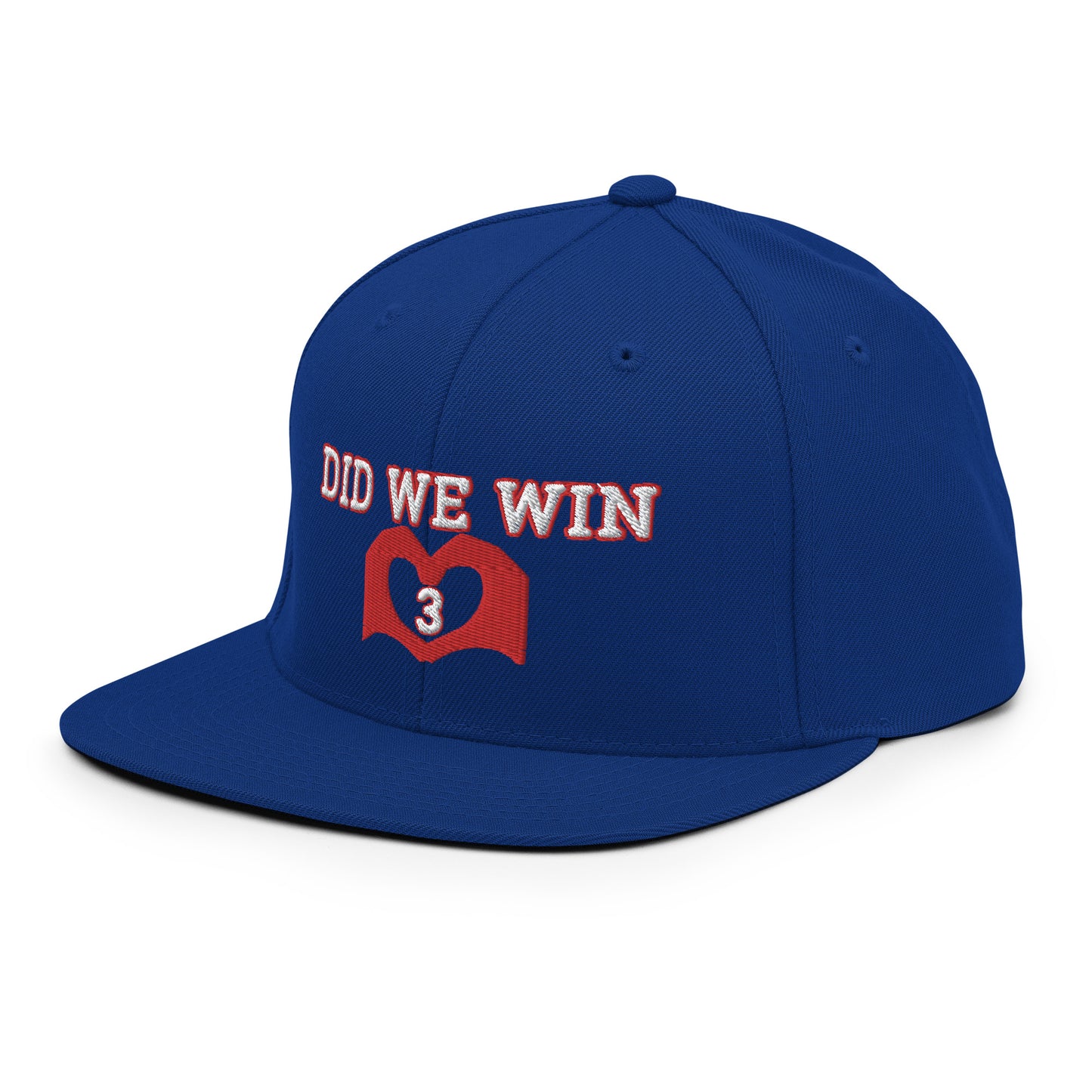 Damar Hamlin 3 Hat / Did We Win Hat / 3 Hat / Buffalo Snapback Hat