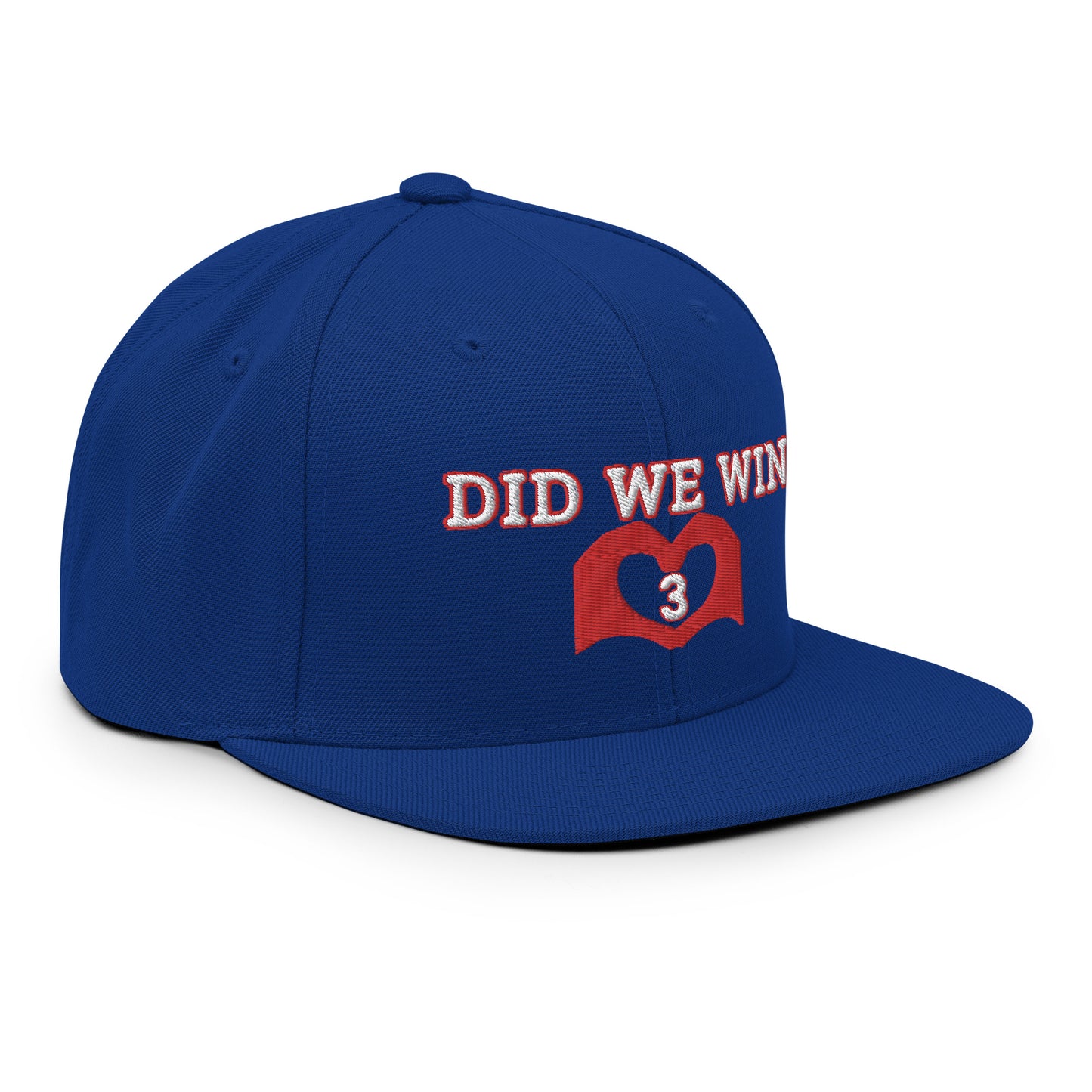 Damar Hamlin 3 Hat / Did We Win Hat / 3 Hat / Buffalo Snapback Hat