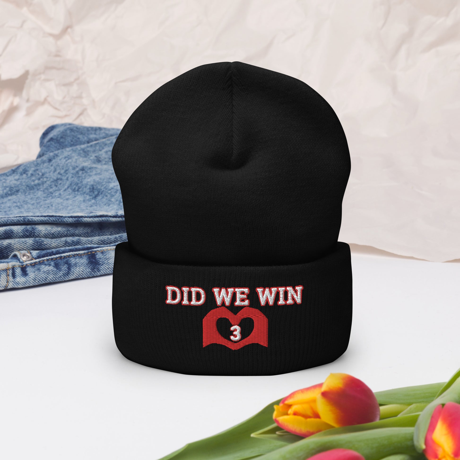 Damar Hamlin 3 Hat / Did We Win Hat / 3 Hat / Buffalo Cuffed Beanie