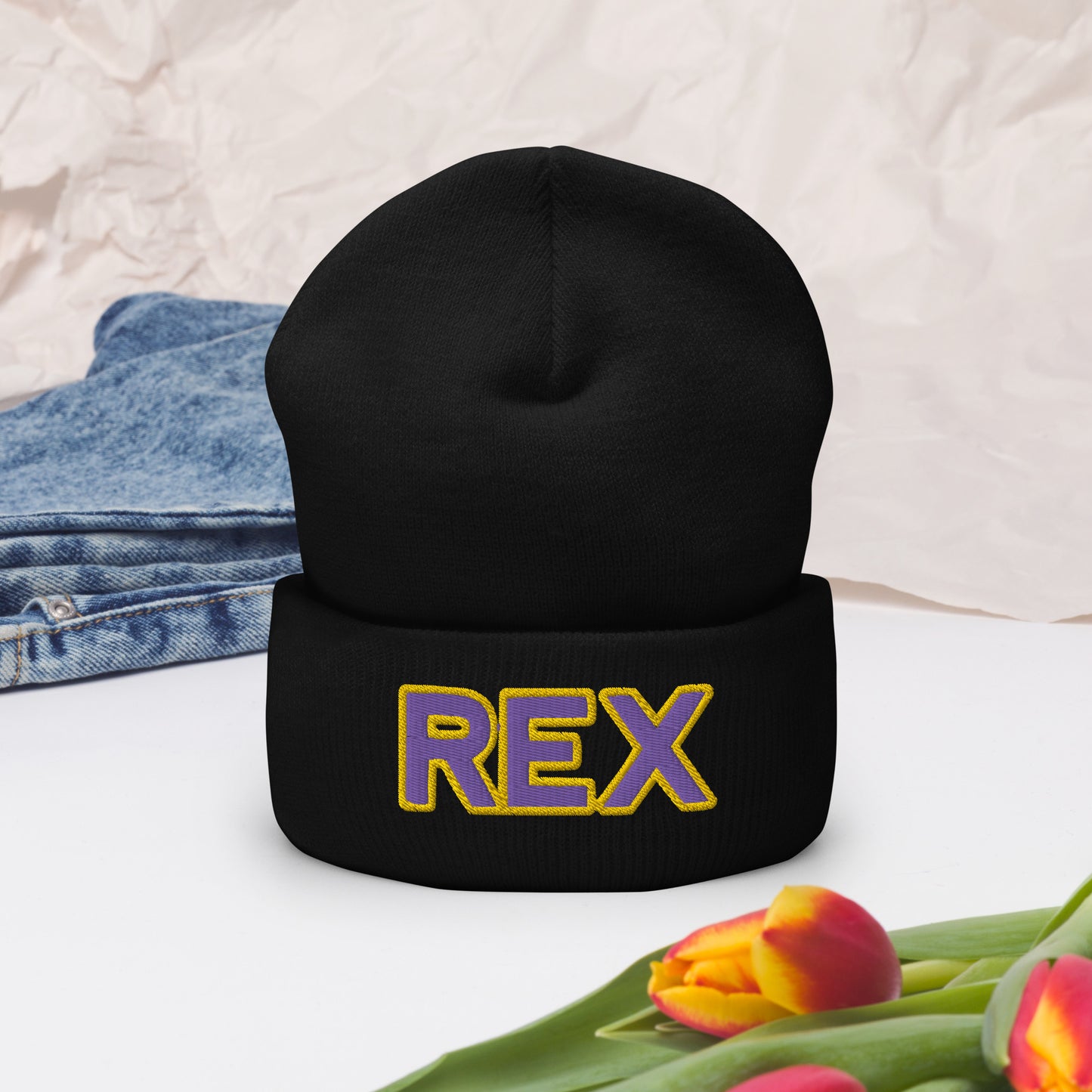 Rex hat / Carville Rex hat / James Carville Rex Cuffed Beanie