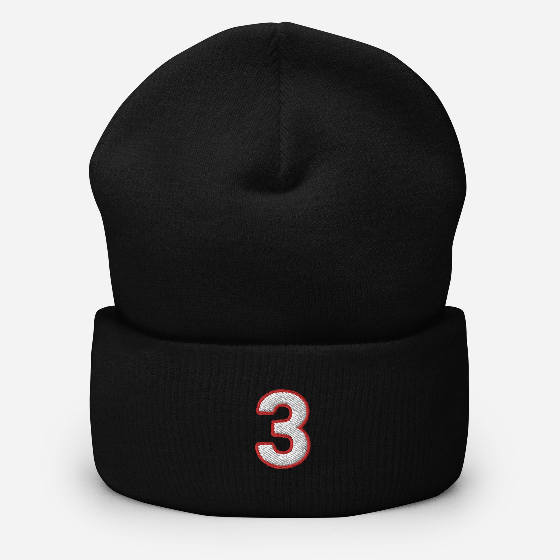 Damar Hamlin 3 Hat / Love For 3 Hat / Buffalo Bills 3 Cuffed Beanie