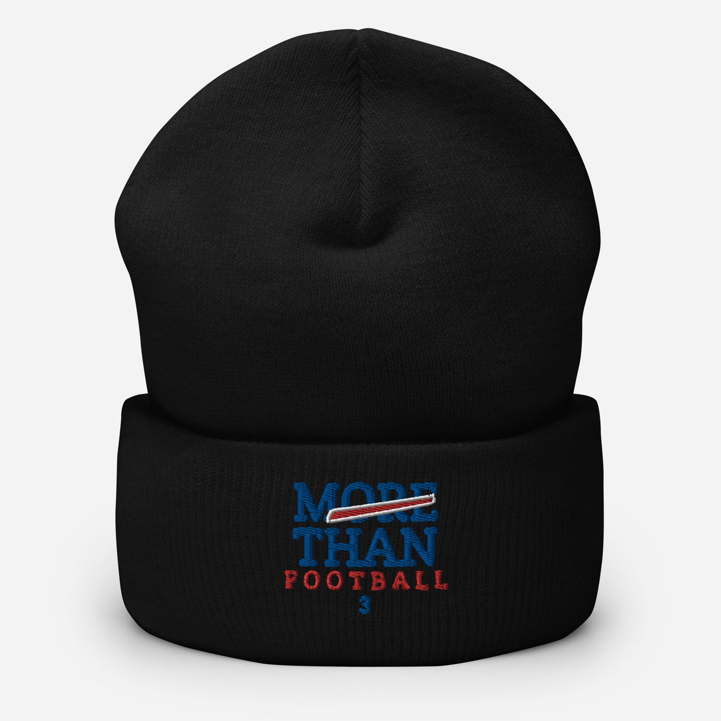 Damar Hamlin Hat / Love For 3 Hat / Buffalo Bills Cuffed Beanie