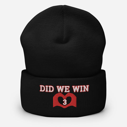 Damar Hamlin 3 Hat / Did We Win Hat / 3 Hat / Buffalo Cuffed Beanie