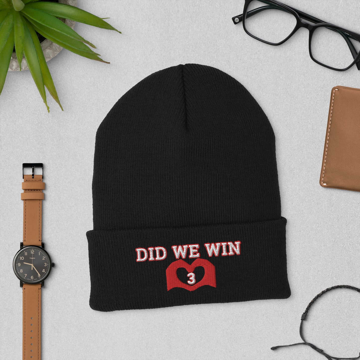 Damar Hamlin 3 Hat / Did We Win Hat / 3 Hat / Buffalo Cuffed Beanie