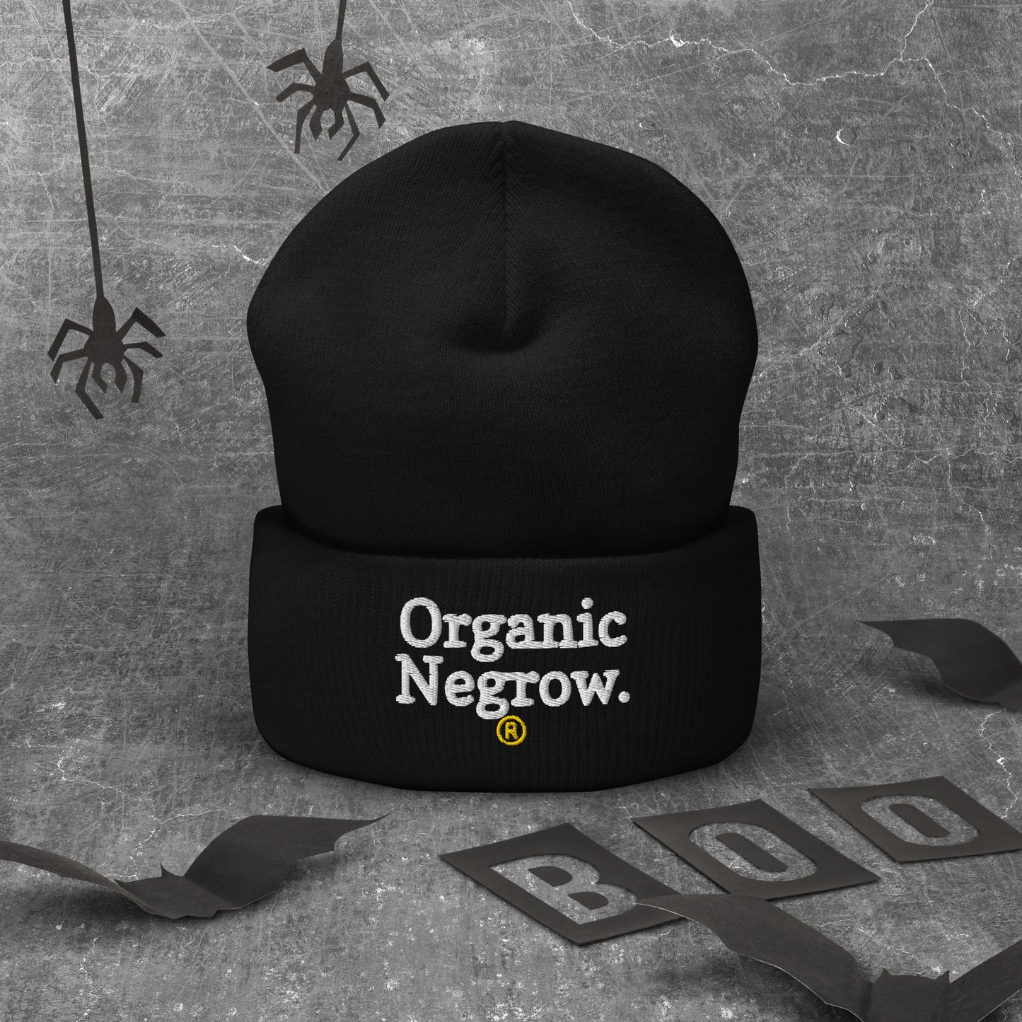 Organic Negrow Hat / Kyrie Irving Hat / Organic Negrow Cuffed Beanie