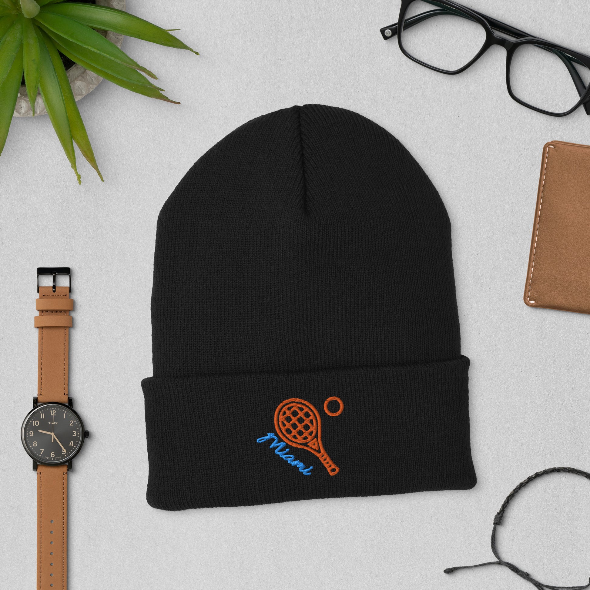 Miami Open Hat / Miami Tennis Championship / Miami Open Cuffed Beanie