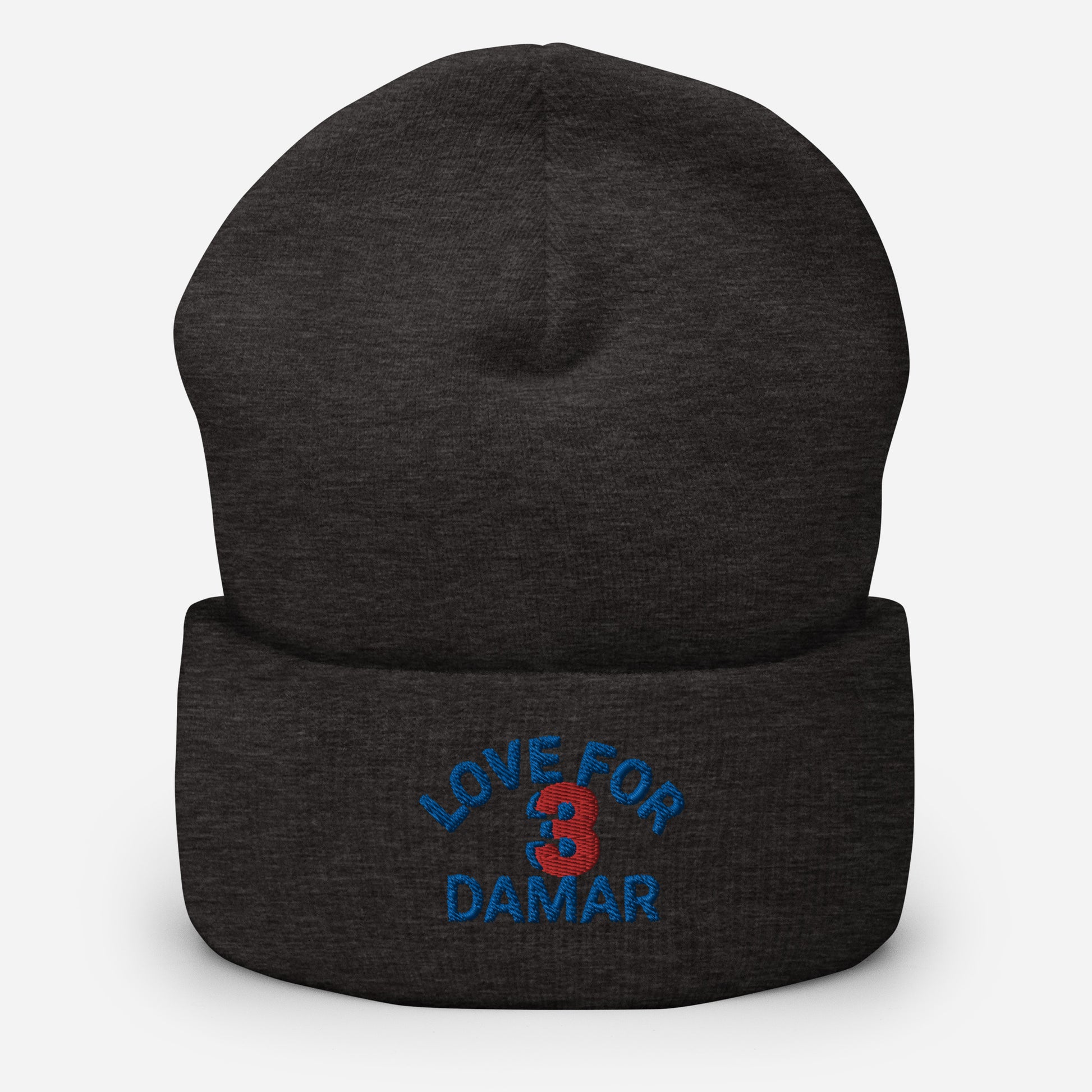 Damar Hamlin Hat / Love For 3 Hat / Buffalo Bills Cuffed Beanie