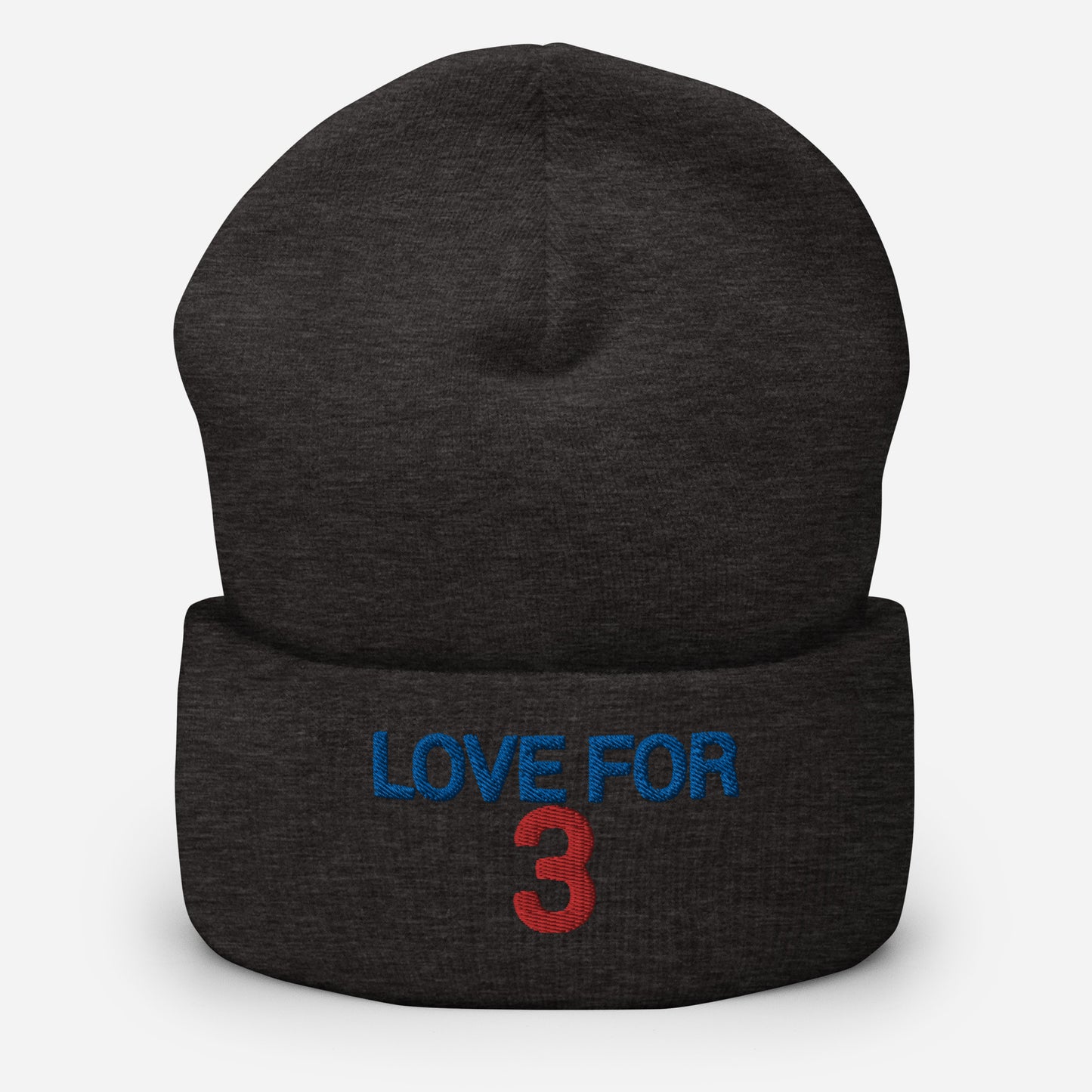 Damar Hamlin Hat / Love For 3 Hat / Buffalo Bills Cuffed Beanie